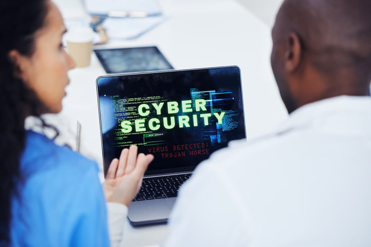 co-workers experiencing a cyber attack