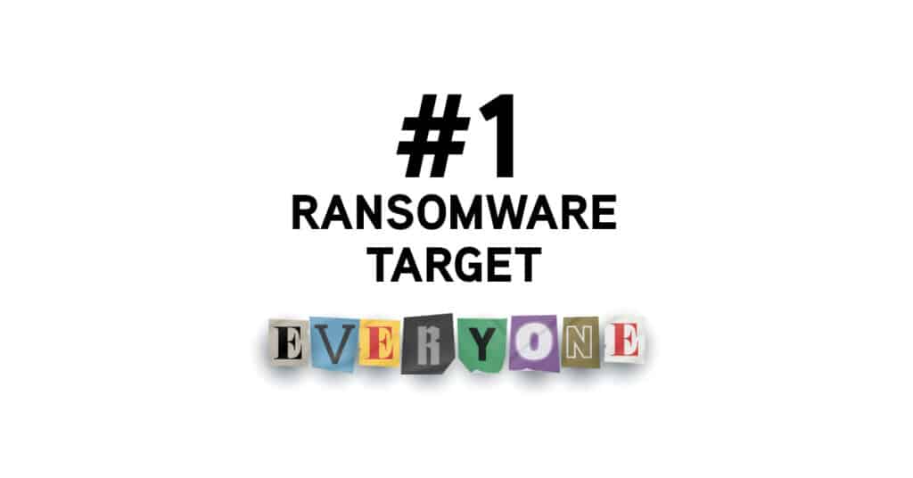 #1 ransomware target